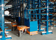 Sideloading forklift track - Light range