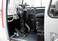 Sideloading forklift track - Middle range